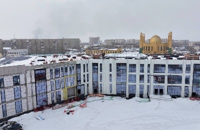 Оқушылар сарайының құрылысы