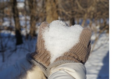 снег, зима