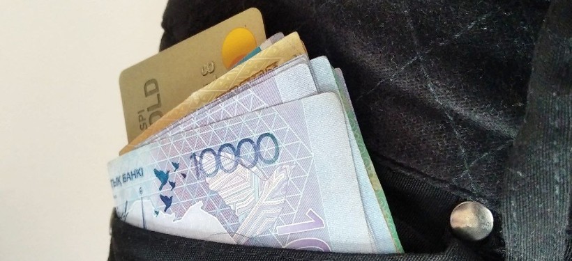 тенге, деньги, карта тенге, деньги, карта