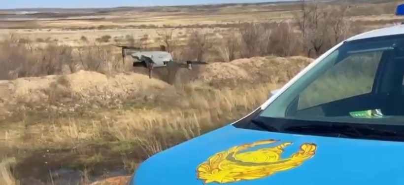 дрон, полиция көлігі