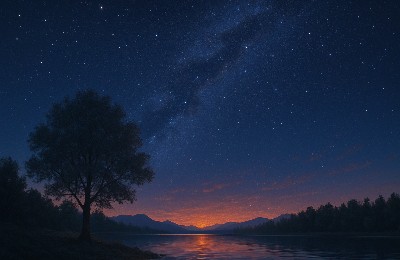 вечерний пейзаж