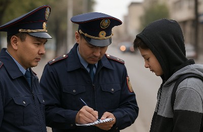 полиция, жасөспірім