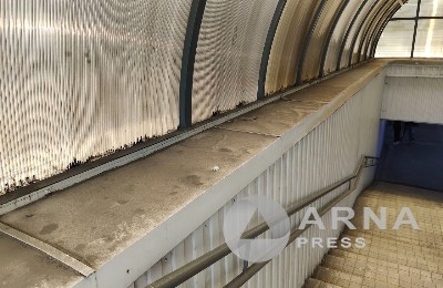 пыль, подземный переход, Arnapress.kz