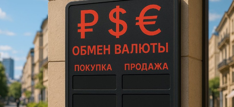 Уличные табло с курсами валют запретили в Казахстане