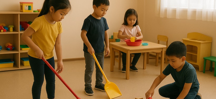 детский сад, дети