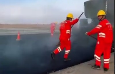 асфальт, укладка асфальта