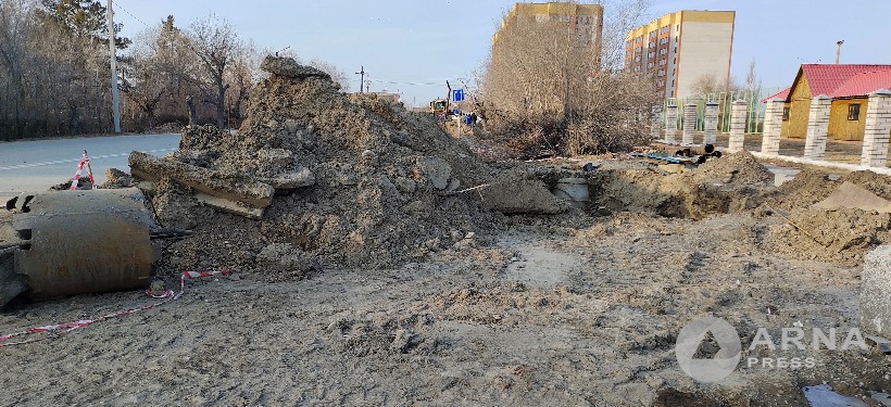 коллектор, труба, работы