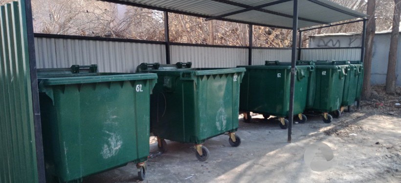 контейнер, мусорная площадка