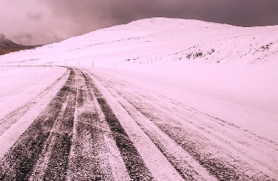 метель, дорога