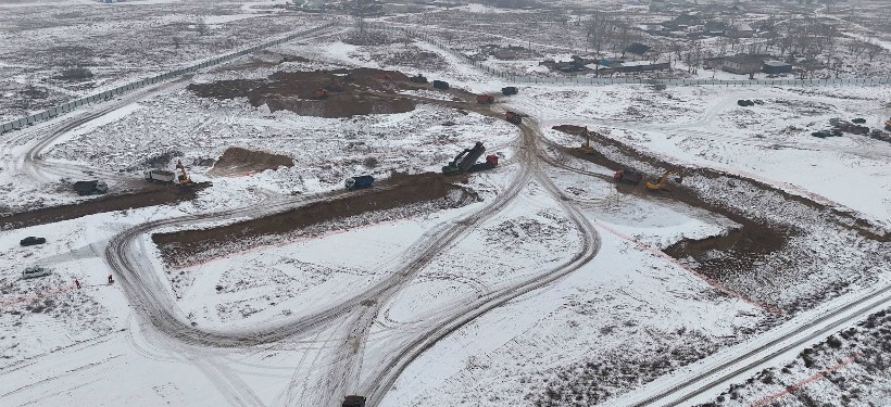 место строительства стадиона