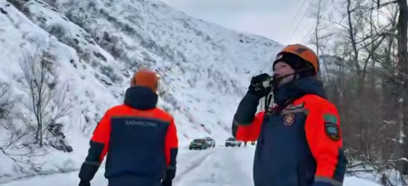 спуск лавины