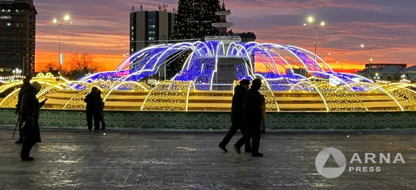 центральная площадь, Новый год