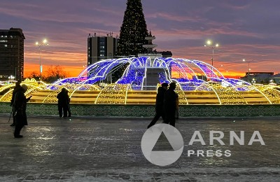 центральная площадь, Новый год