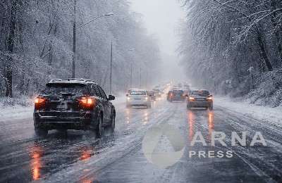 гололед на дороге