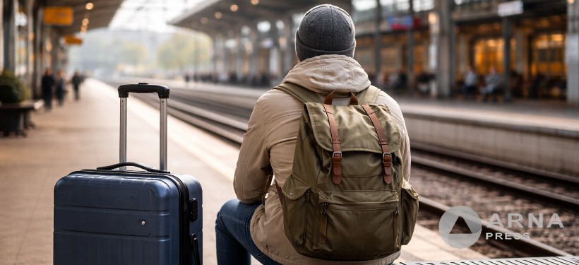 человек на вокзале