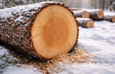 вырубка, лес, сосна