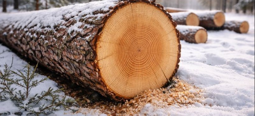 вырубка, лес, сосна