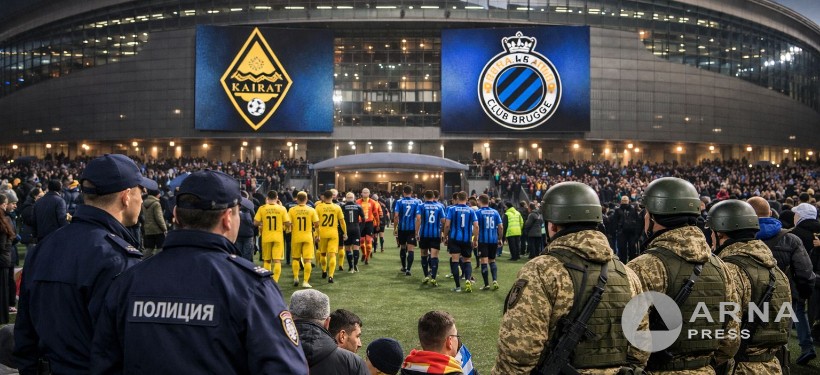 Астана, футбол матчы, Астана Арена, Қайрат-Брюгге командасы