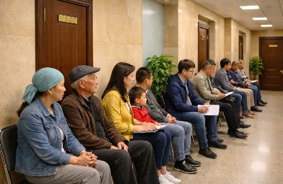 день открытых дверей, очередь в акимате