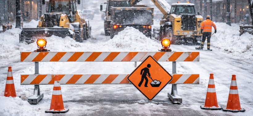 закрытие дороги