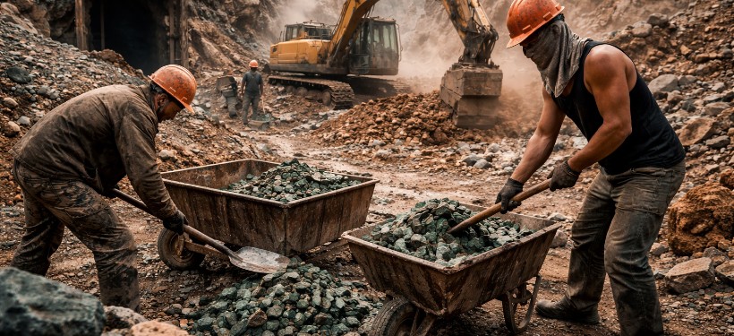 добыча руды