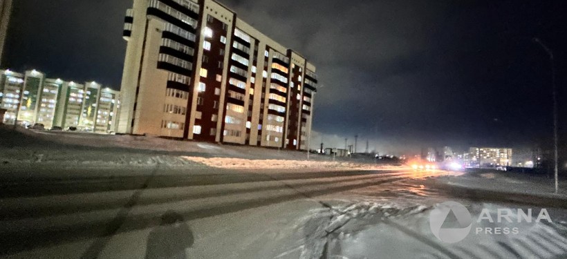 жарық мәселесі, Қарағайлы, мектеп маңы