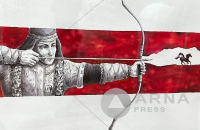 картина, лучник