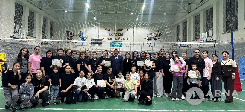 волейбол, аналар, мектеп, Абай облысы