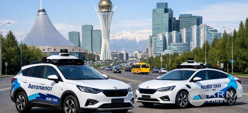 такси, жүргізушісіз, ЖИ, Алматы, Астана