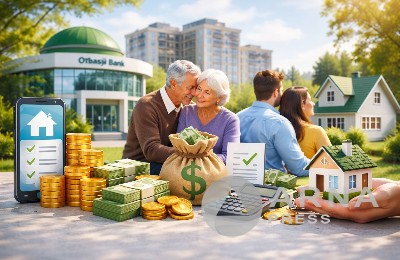 зейнетақы, Отбасы банк, ипотека