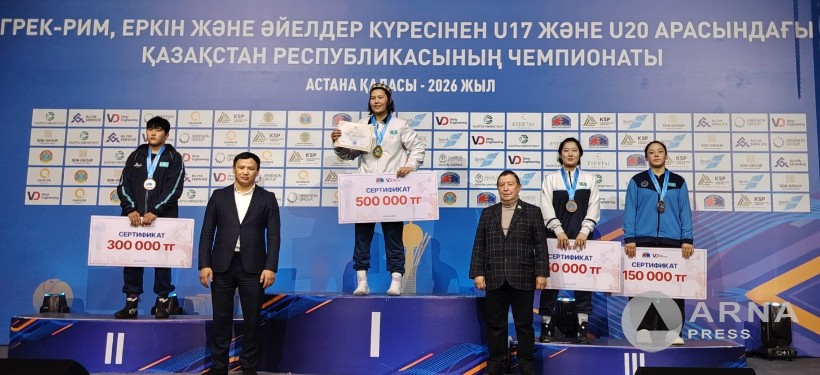 грек-рим, күрес, күміс жүлде, Абай облысы