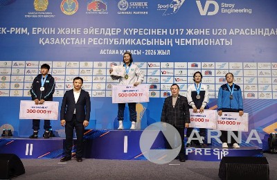 грек-рим, күрес, күміс жүлде, Абай облысы