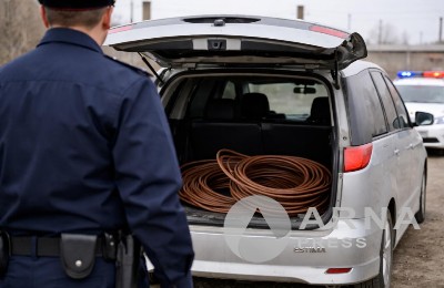 ұрлық, кабель, ұсталды