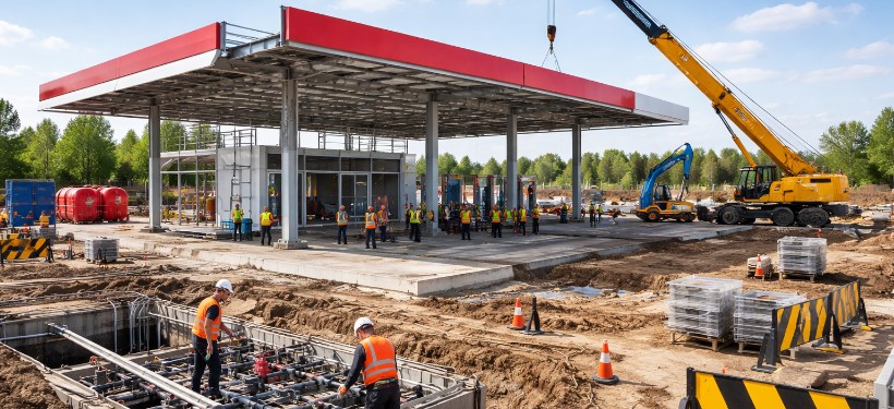 строительство АЗС