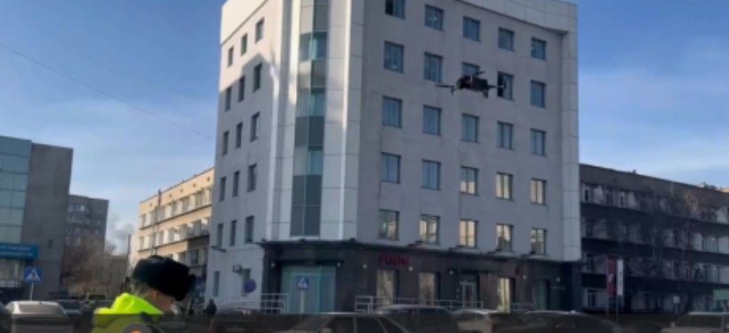 запуск дрона