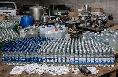 алкоголь, жасырын цех, әшкереленді