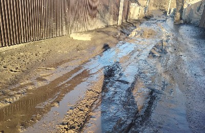 грязь на улице