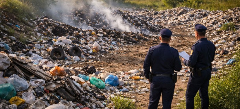 экология, қалдық, заң бұзу