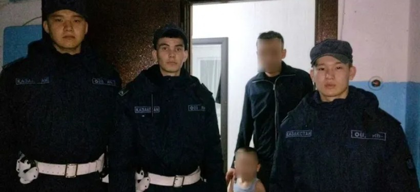 Ұлан. сарбаз, құтқарды, бала