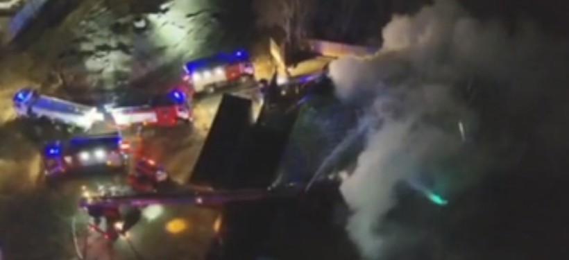 пожар в бане