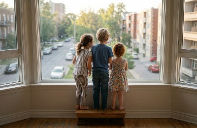 терезе, қауіп, бала, құлау, ескерту