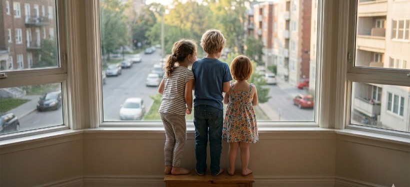 терезе, қауіп, бала, құлау, ескерту