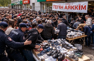 тегін, аяқ киім, тарату, тәртіп