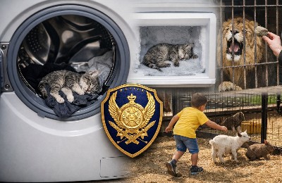 мысық, кір машина, қатігездік, заң