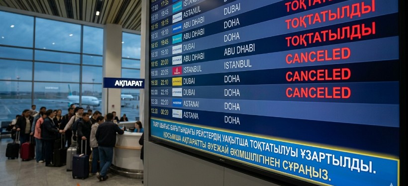 ұшақ, тоқтату, уақытша