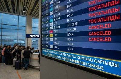 ұшақ, тоқтату, уақытша