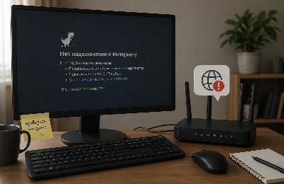 компьютер, проблемы с интернетом