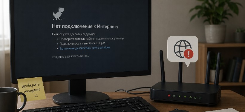компьютер, проблемы с интернетом