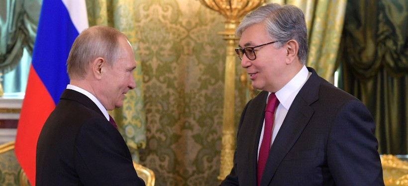 Путин с Токаевым