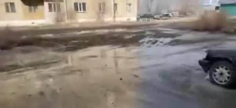 двор, грязь